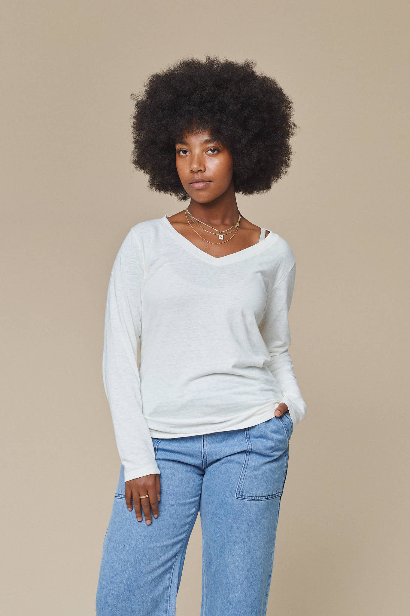 Finch Long Sleeve V-neck