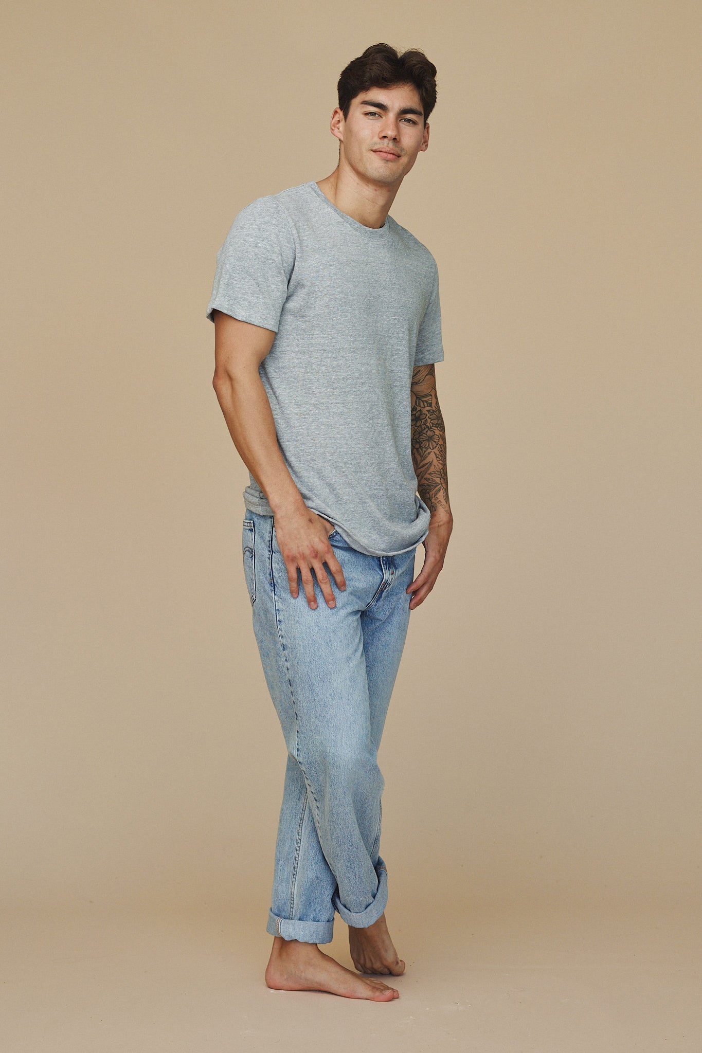 Heathered Baja Tee 5 Heathered Baja Tee