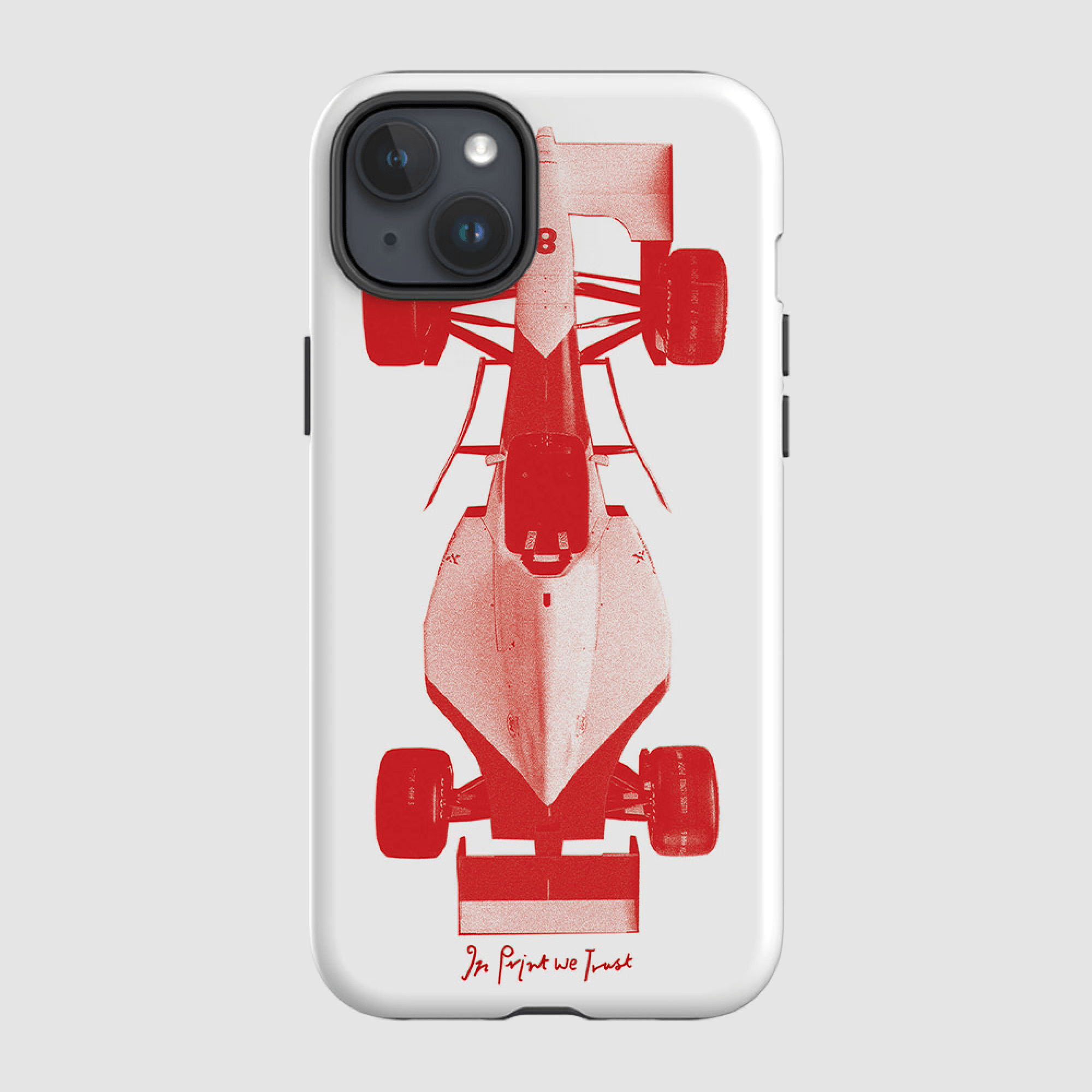 racing car tough iPhone case