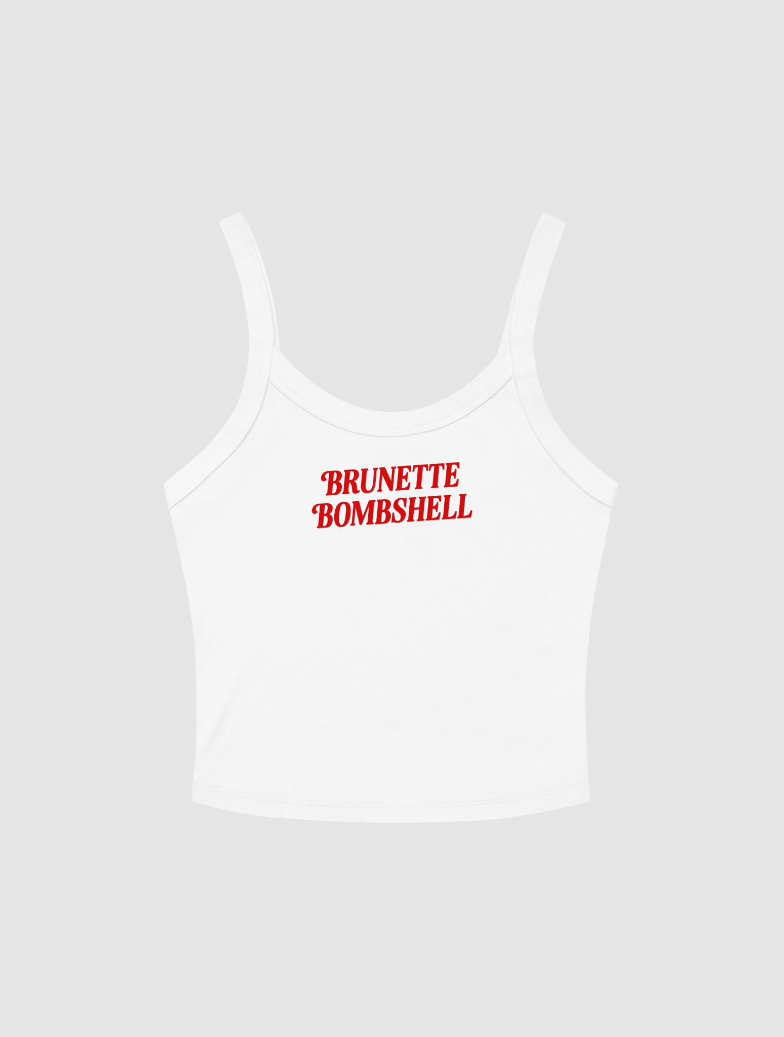 brunette bombshell tank top