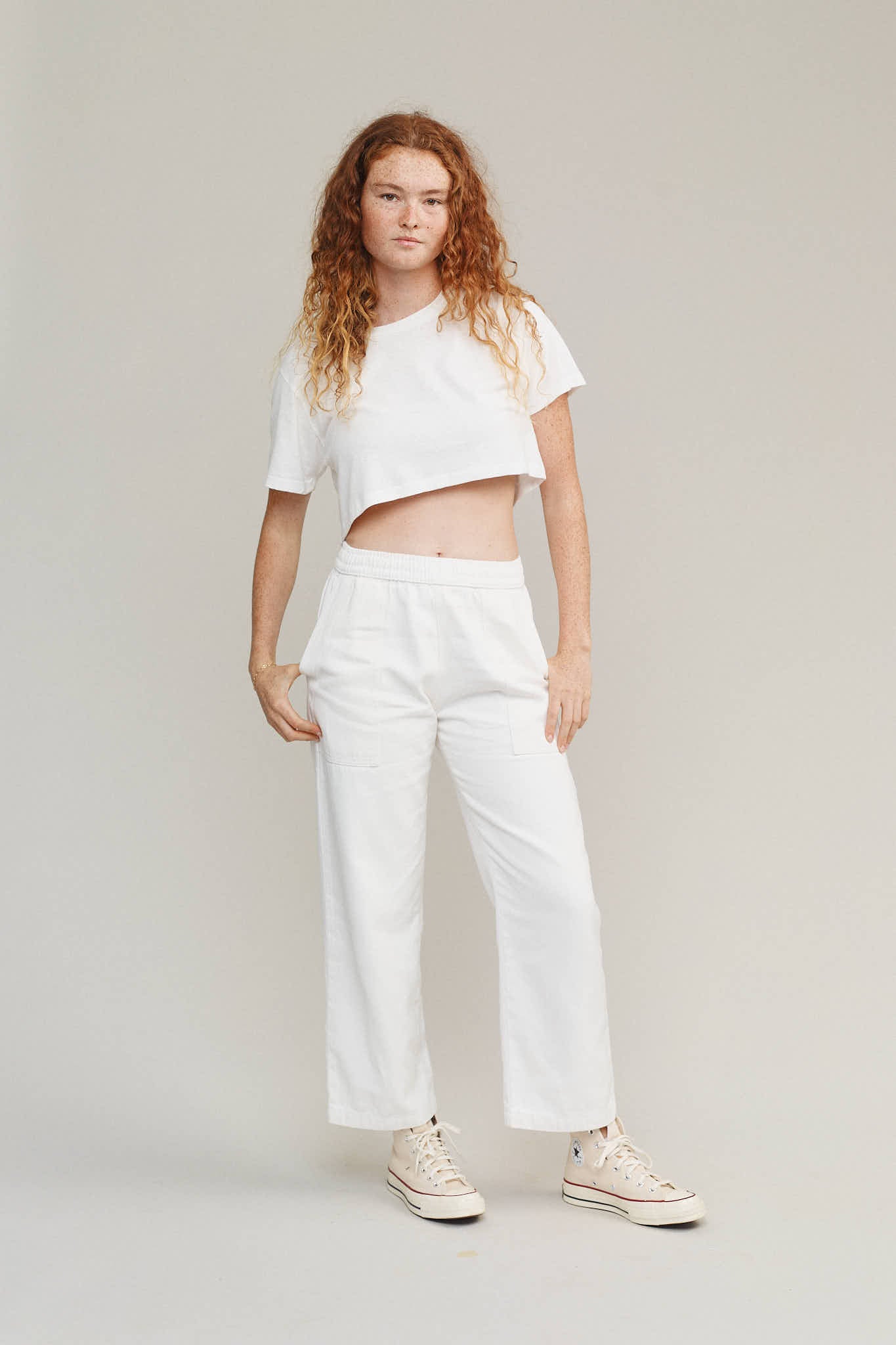Super Cropped Lorel Tee - Modern & Sustainable Apparel