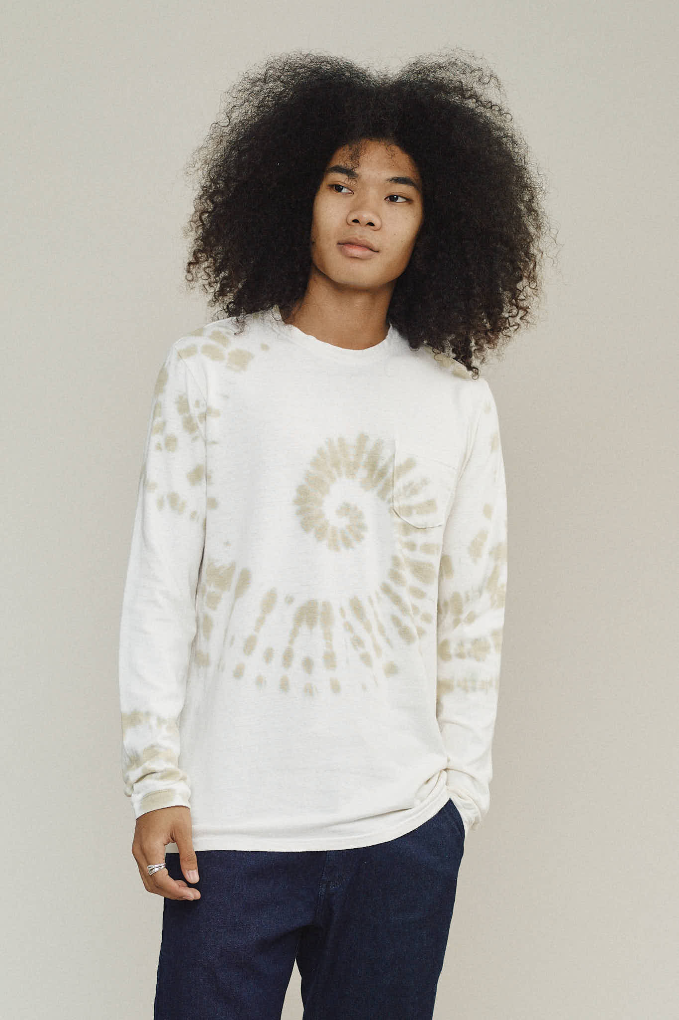 Swirl Baja Long Sleeve Pocket Tee
