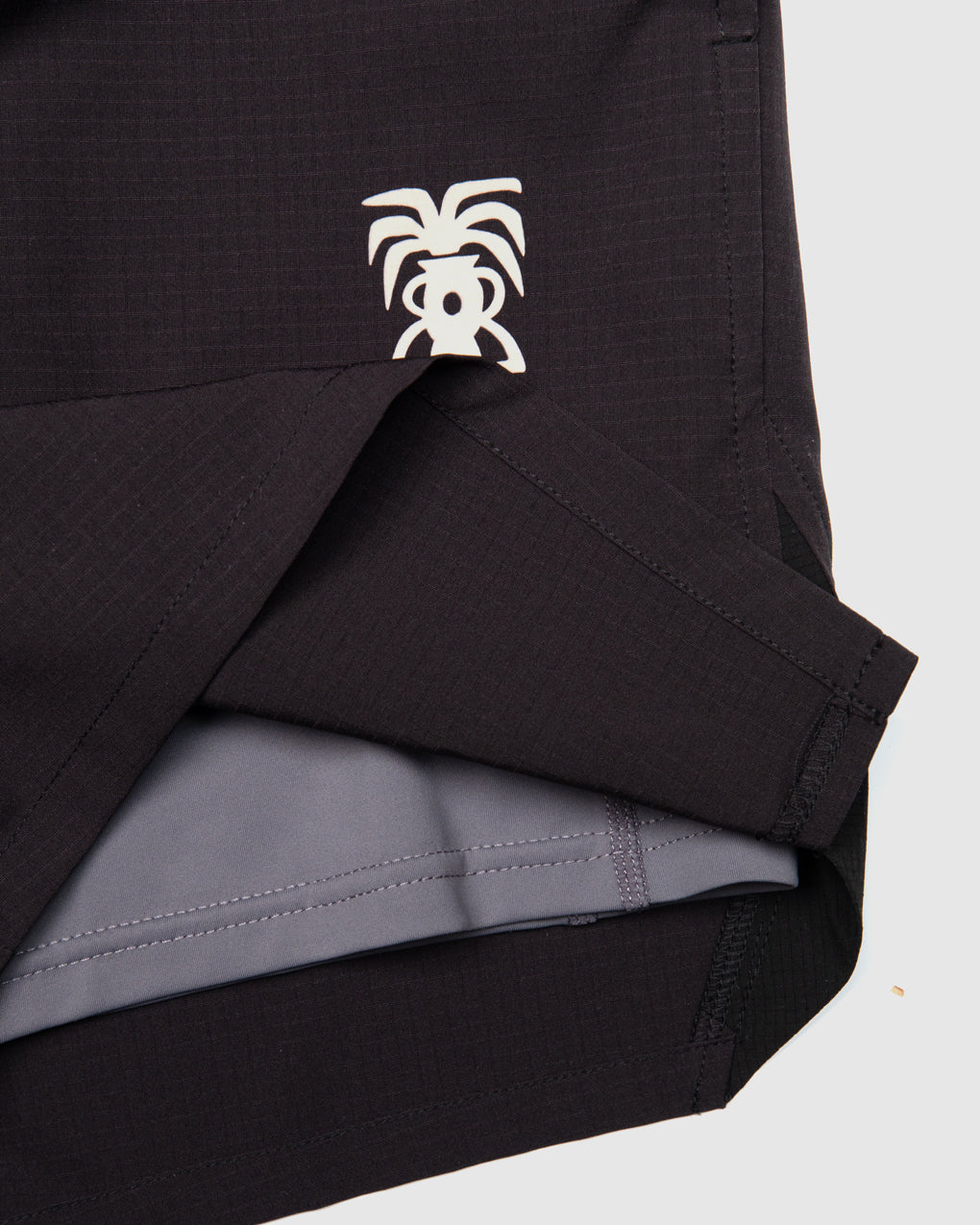 Tropics 2-in-1 Trail Short - Black & Slate 11 Tropics 2-in-1 Trail Short - Black & Slate