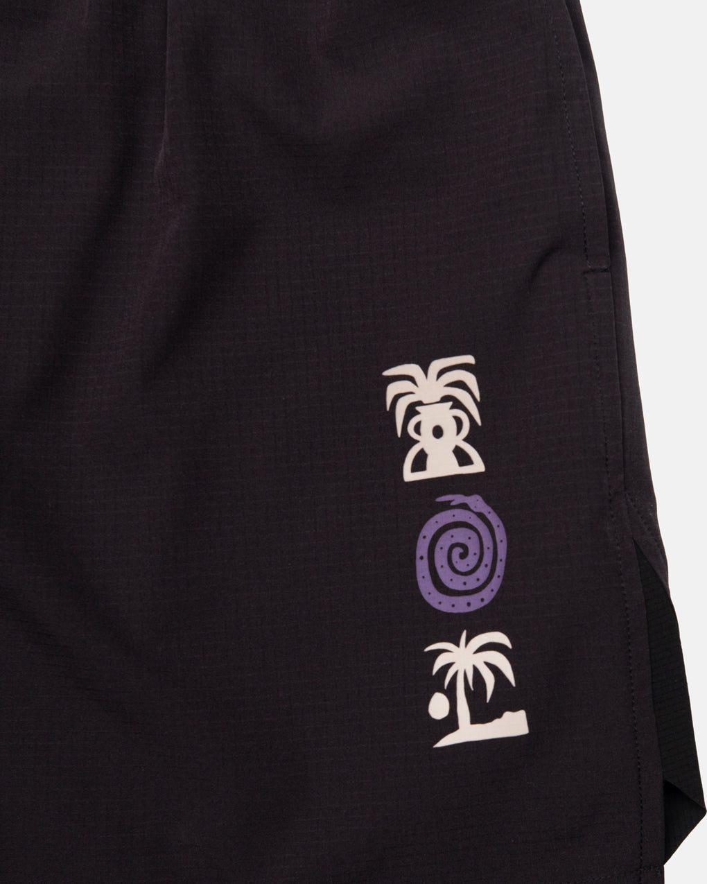 Tropics 2-in-1 Trail Short - Black & Slate 9 Tropics 2-in-1 Trail Short - Black & Slate