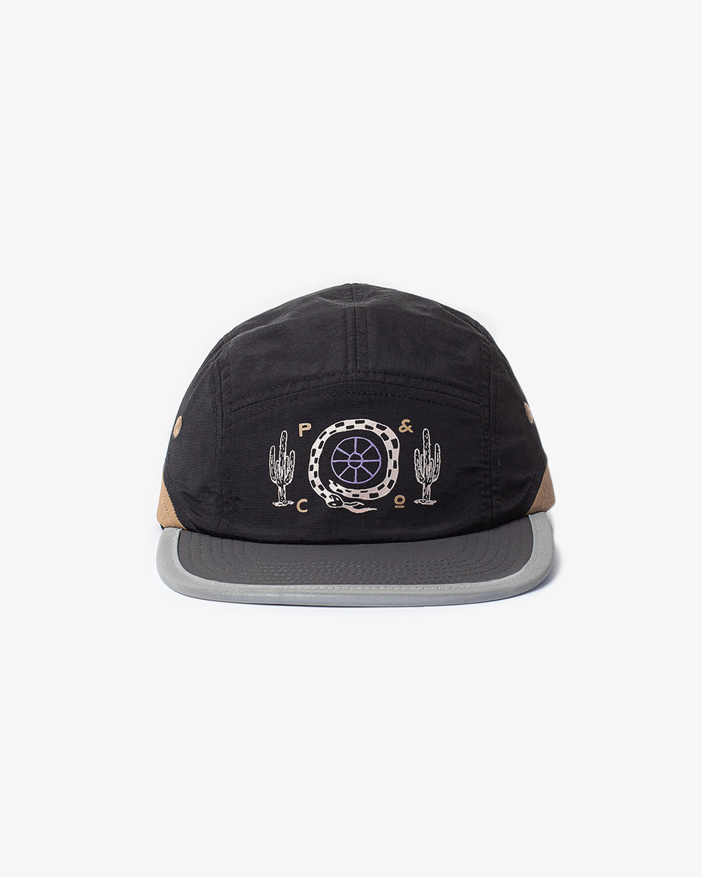 Steady Pace Trail Cap - Black & Tan 4 Steady Pace Trail Cap - Black & Tan