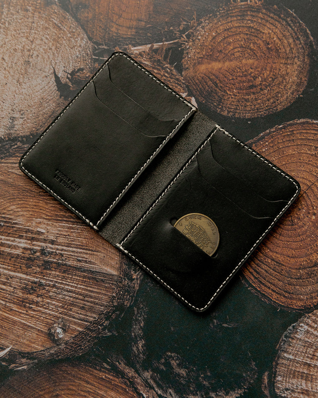 Good At Bad Decisions Leather Wallet - Black 5 Good At Bad Decisions Leather Wallet - Black