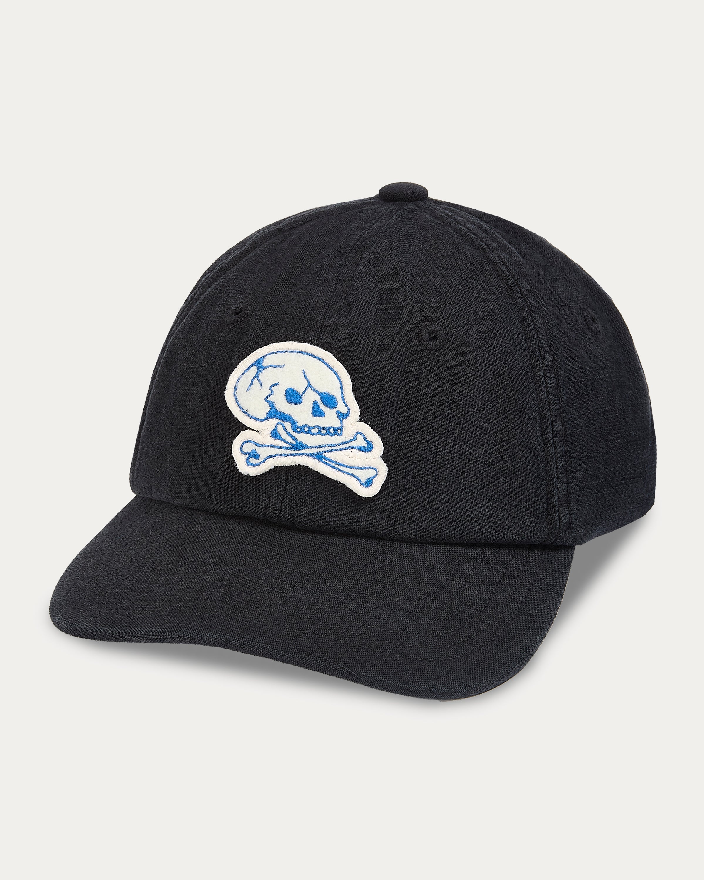Godspeed Skull 6 Panel Cap - Washed Black