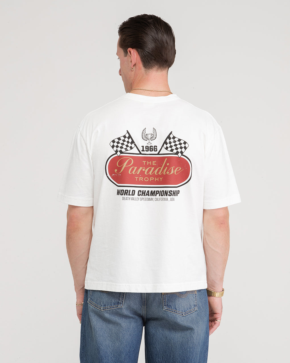 Paradise Trophy Boxy T-Shirt - Off White 4 Paradise Trophy Boxy T-Shirt - Off White