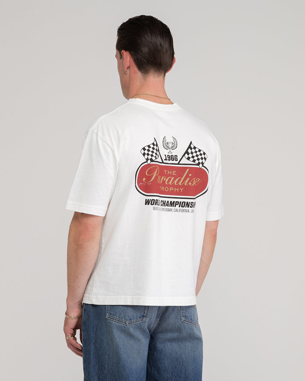 Paradise Trophy Boxy T-Shirt - Off White 7 Paradise Trophy Boxy T-Shirt - Off White