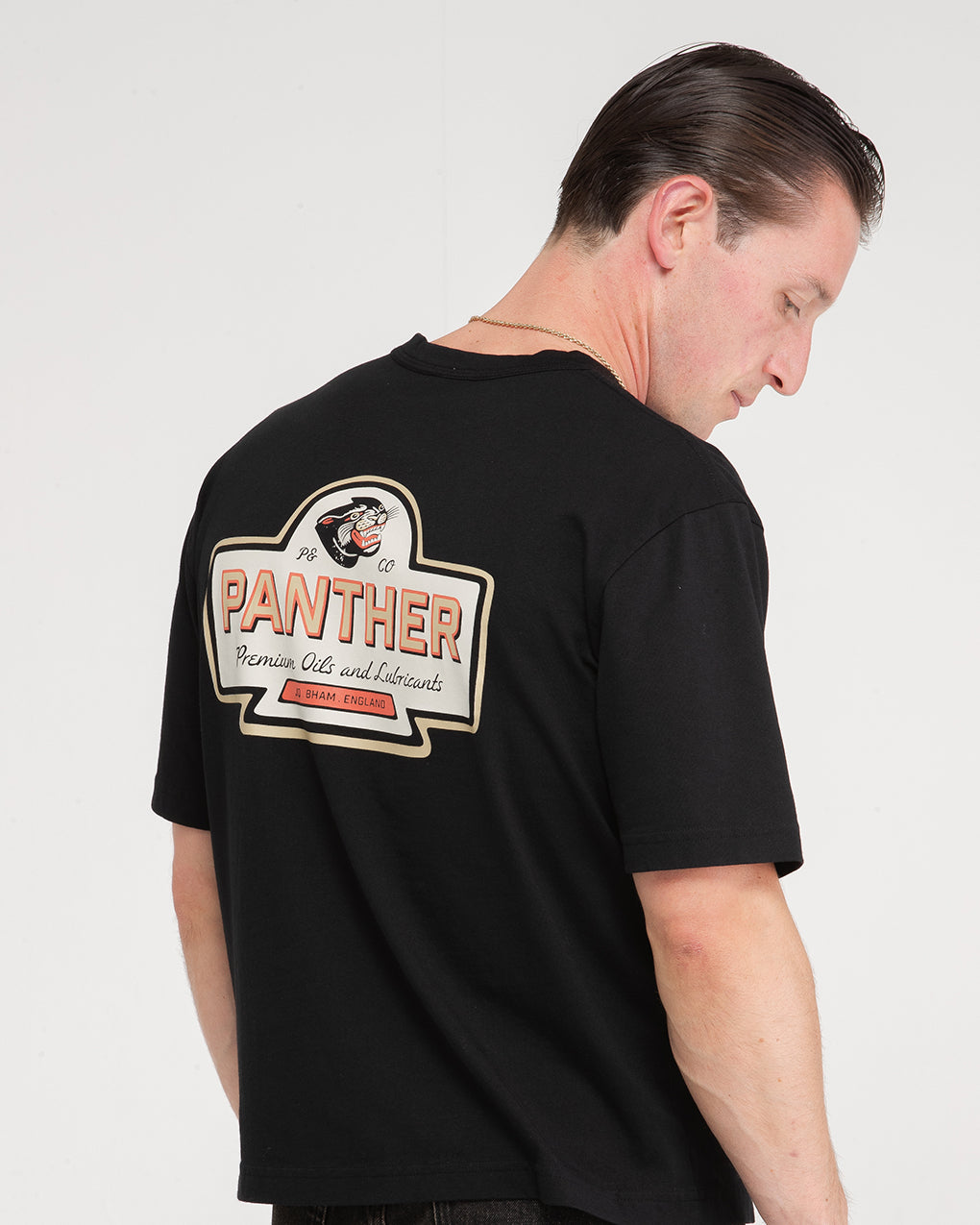 Panther Oils Boxy T-Shirt - Washed Black 3 Panther Oils Boxy T-Shirt - Washed Black