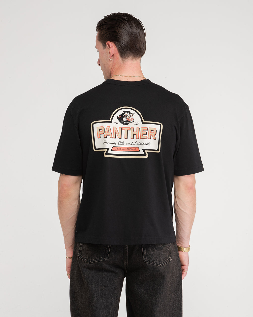 Panther Oils Boxy T-Shirt - Washed Black 7 Panther Oils Boxy T-Shirt - Washed Black