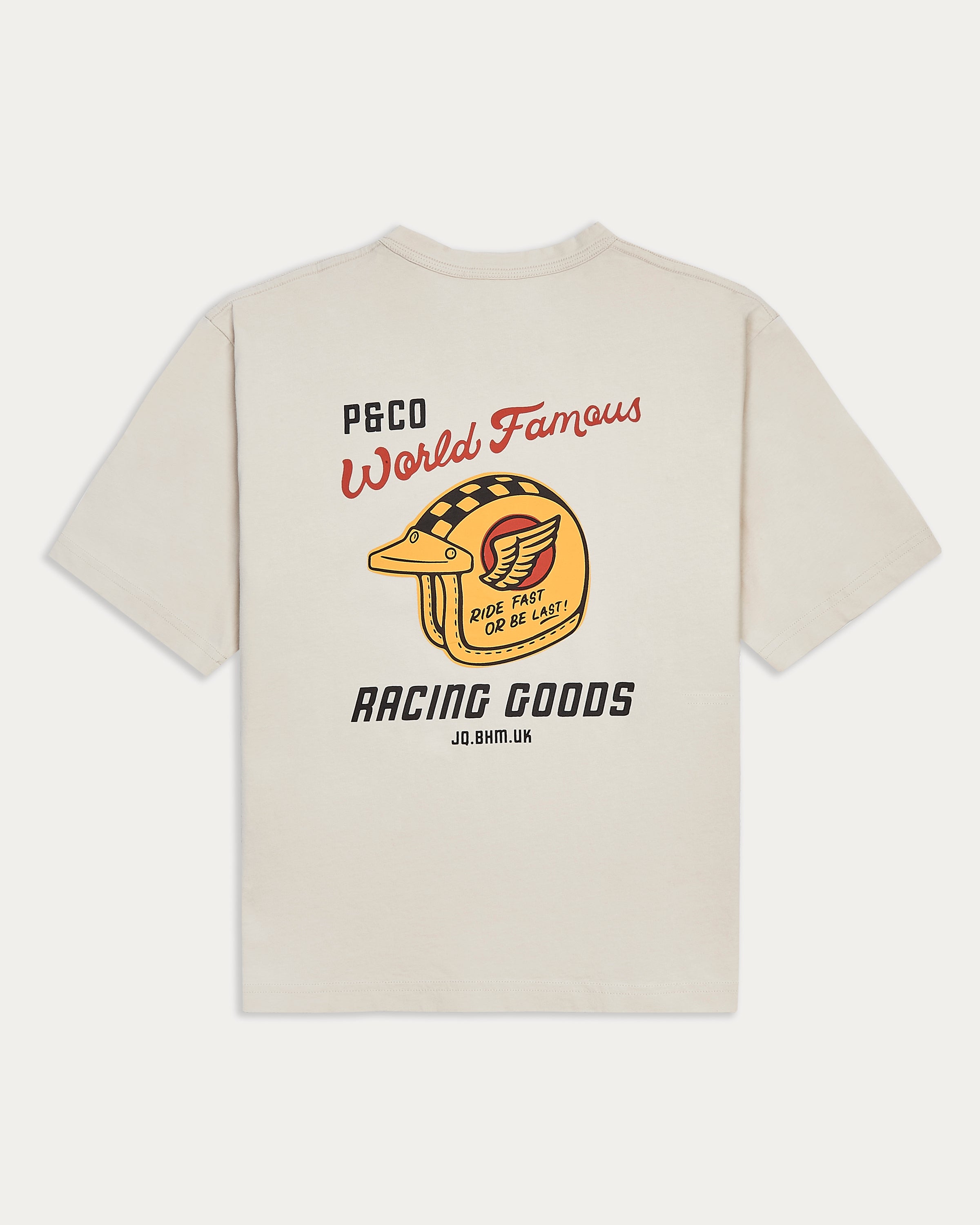 World Famous Boxy T-Shirt - Bone