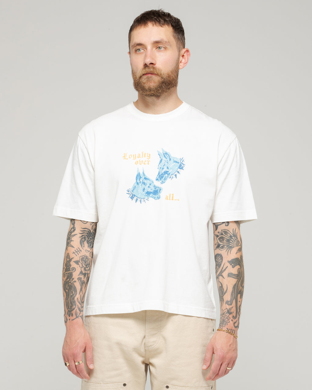 Loyalty Boxy T-Shirt - Off White 4 Loyalty Boxy T-Shirt - Off White