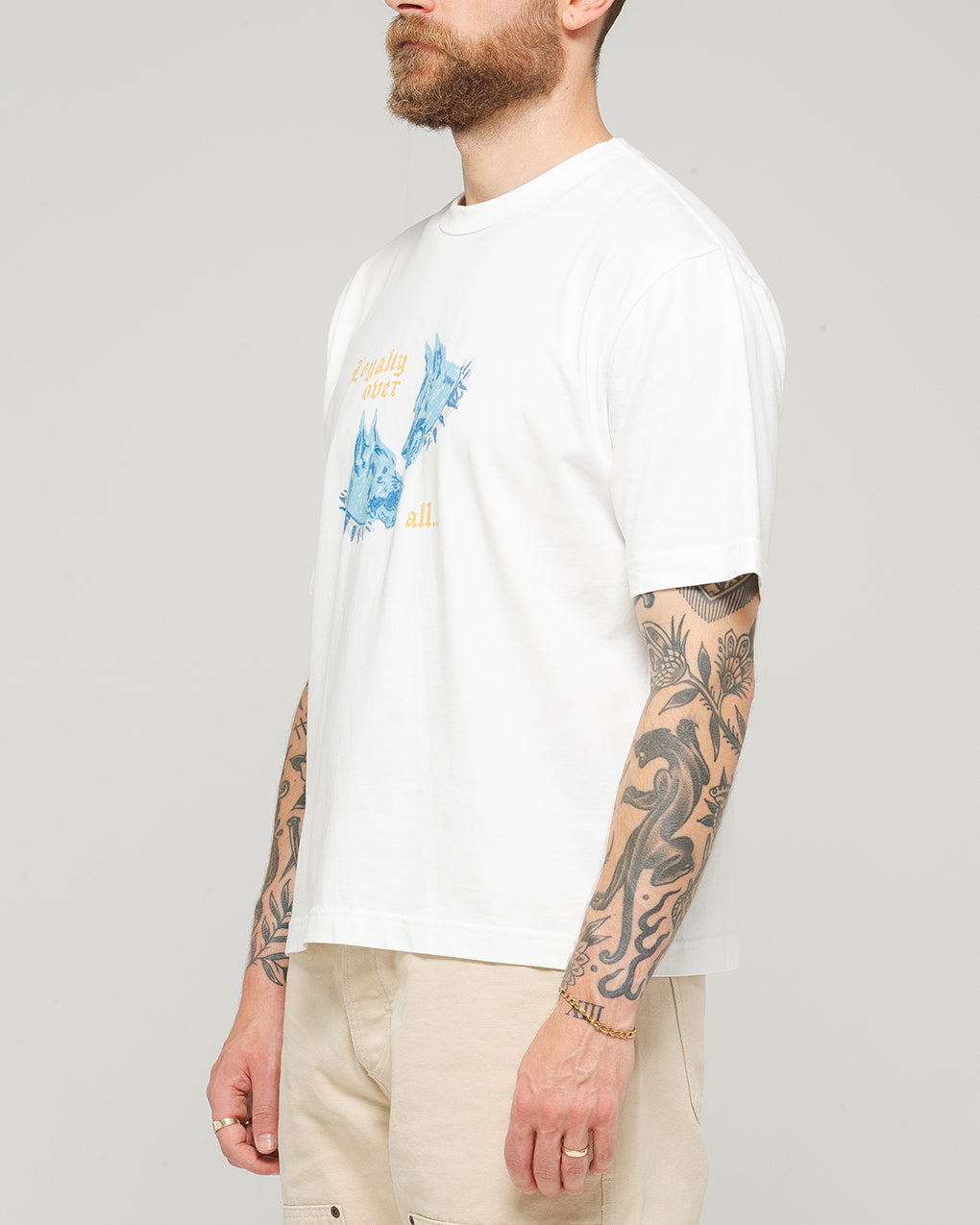 Loyalty Boxy T-Shirt - Off White 6 Loyalty Boxy T-Shirt - Off White