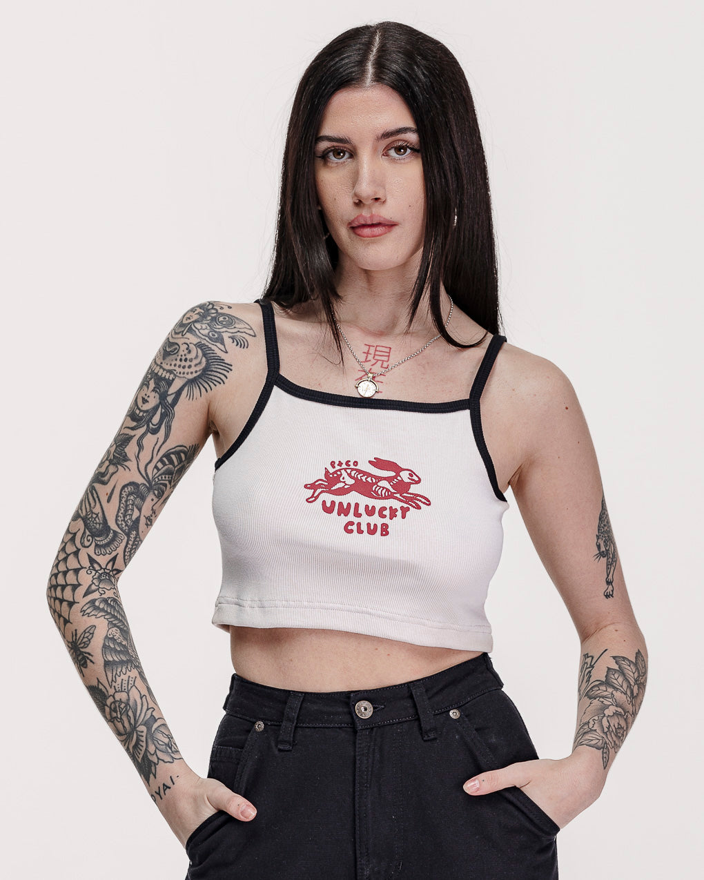 Unlucky Club Cami Vest - Off White