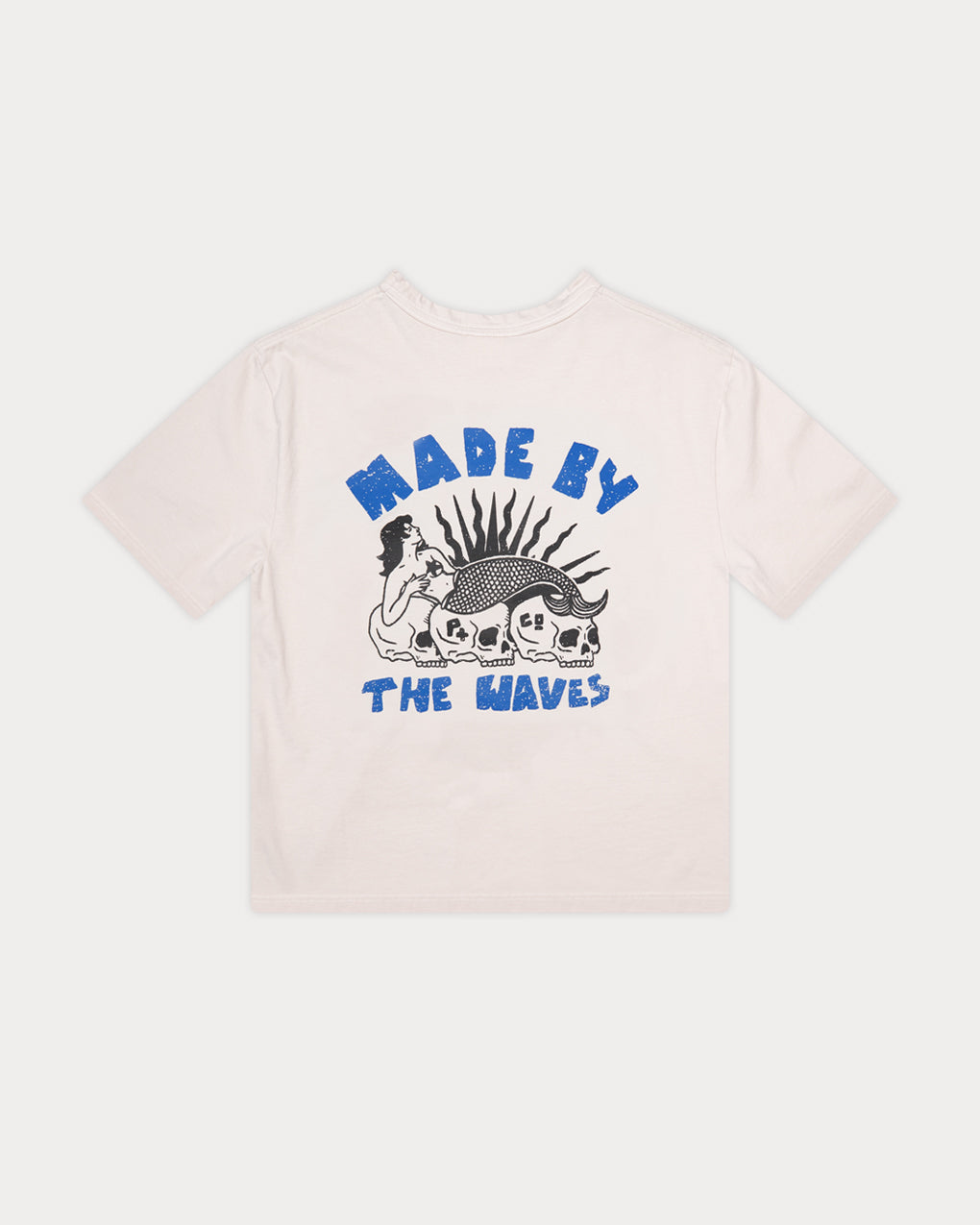 Made By The Waves Boxy T-Shirt - Bone