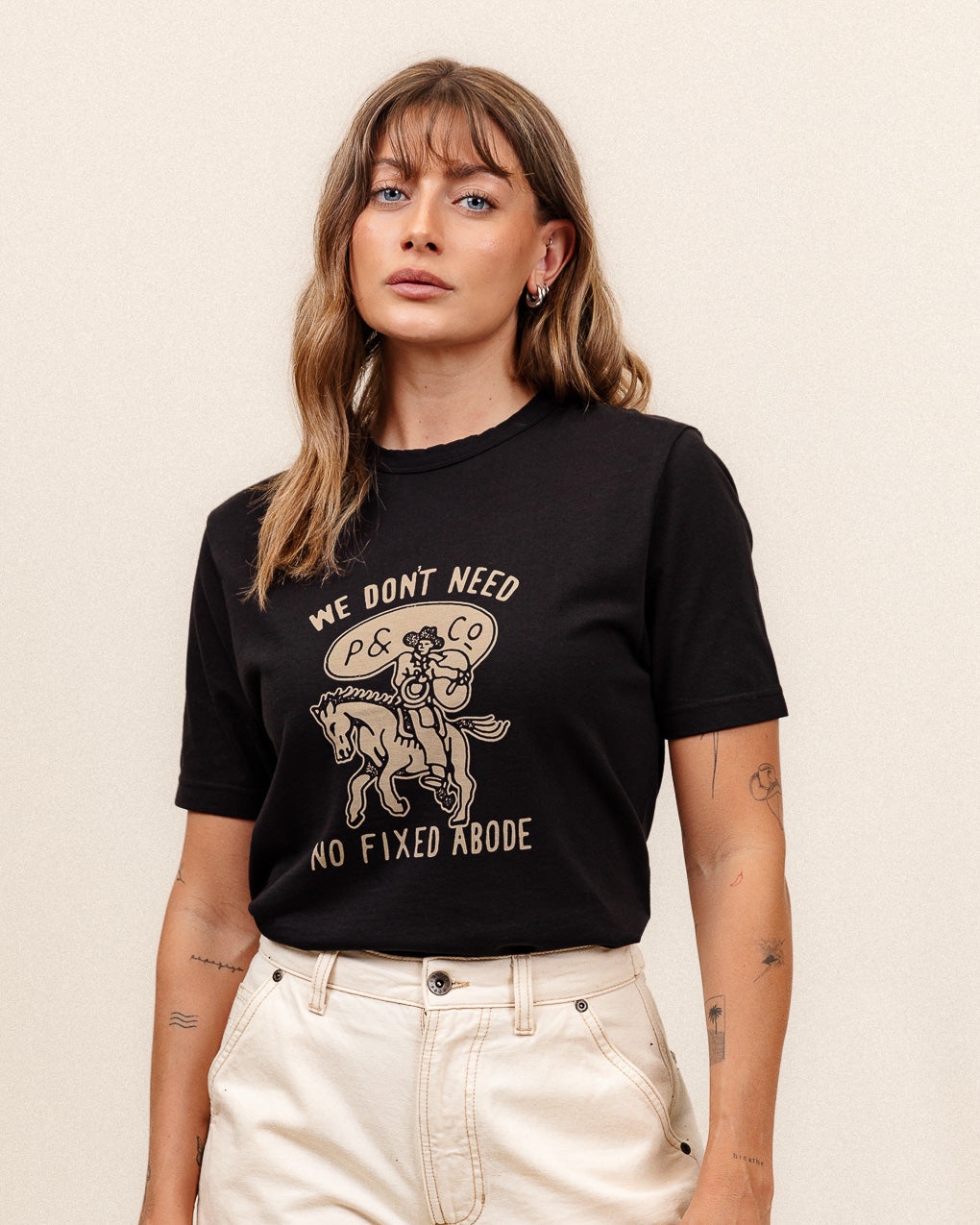 No Fixed Abode T-Shirt - Washed Black 3 No Fixed Abode T-Shirt - Washed Black