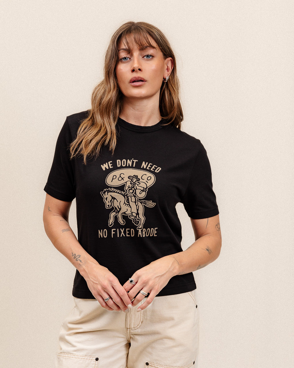 No Fixed Abode T-Shirt - Washed Black 4 No Fixed Abode T-Shirt - Washed Black