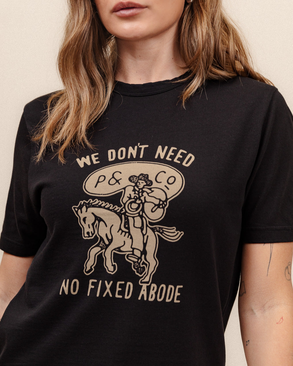 No Fixed Abode T-Shirt - Washed Black 5 No Fixed Abode T-Shirt - Washed Black