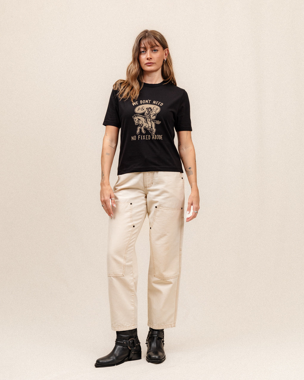No Fixed Abode T-Shirt - Washed Black 6 No Fixed Abode T-Shirt - Washed Black