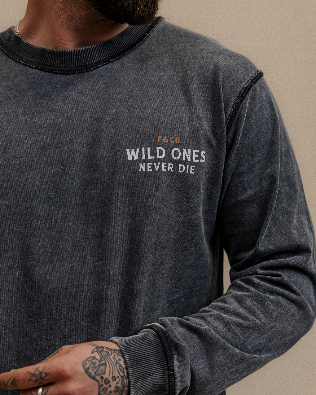 Wild Ones Boxy Longsleeve - Acid Wash 5 Wild Ones Boxy Longsleeve - Acid Wash