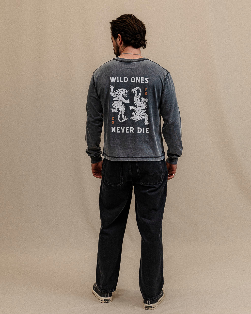 Wild Ones Boxy Longsleeve - Acid Wash 9 Wild Ones Boxy Longsleeve - Acid Wash