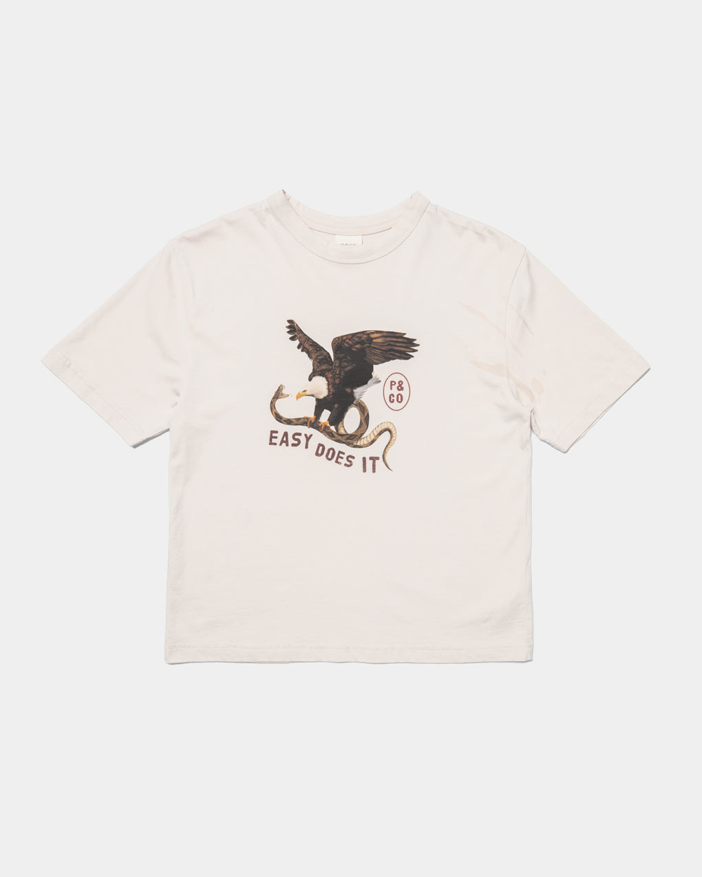 Easy Does It Boxy T-Shirt - Bone