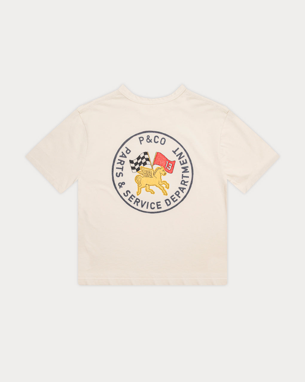 Parts & Service Boxy T-shirt - Bone