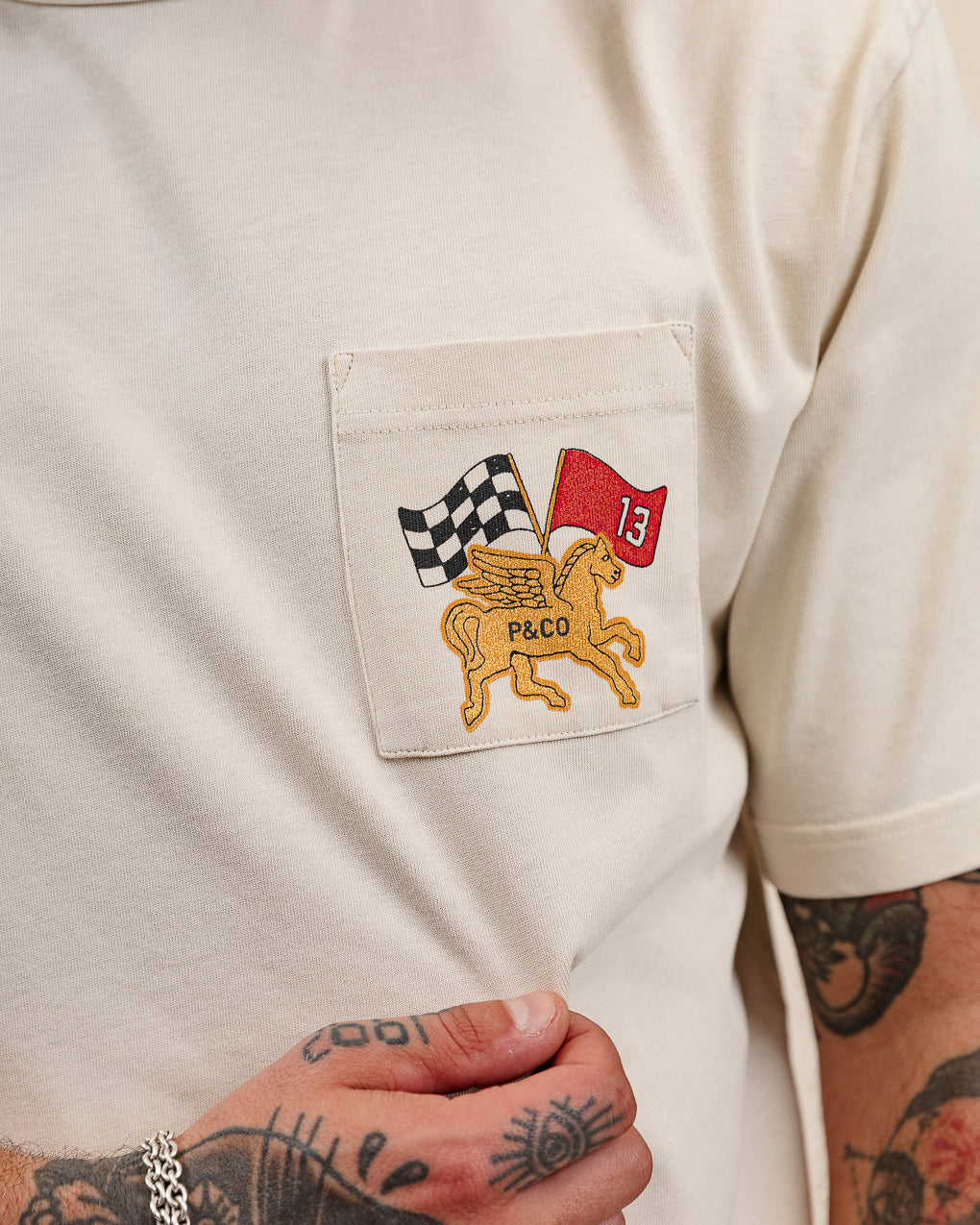 Parts & Service Boxy T-shirt - Bone 5 Parts & Service Boxy T-shirt - Bone