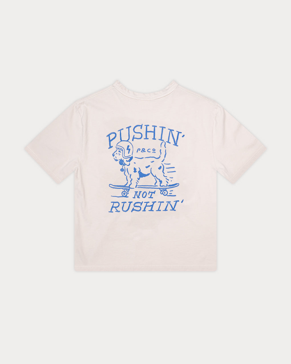 Always Pushin' Boxy T-Shirt - Bone