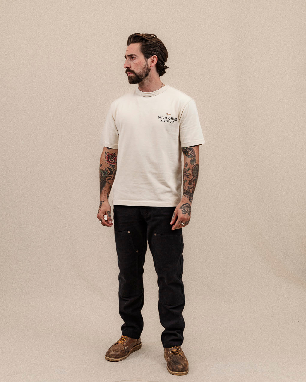 Wild Ones T-Shirt - Bone 3 Wild Ones T-Shirt - Bone
