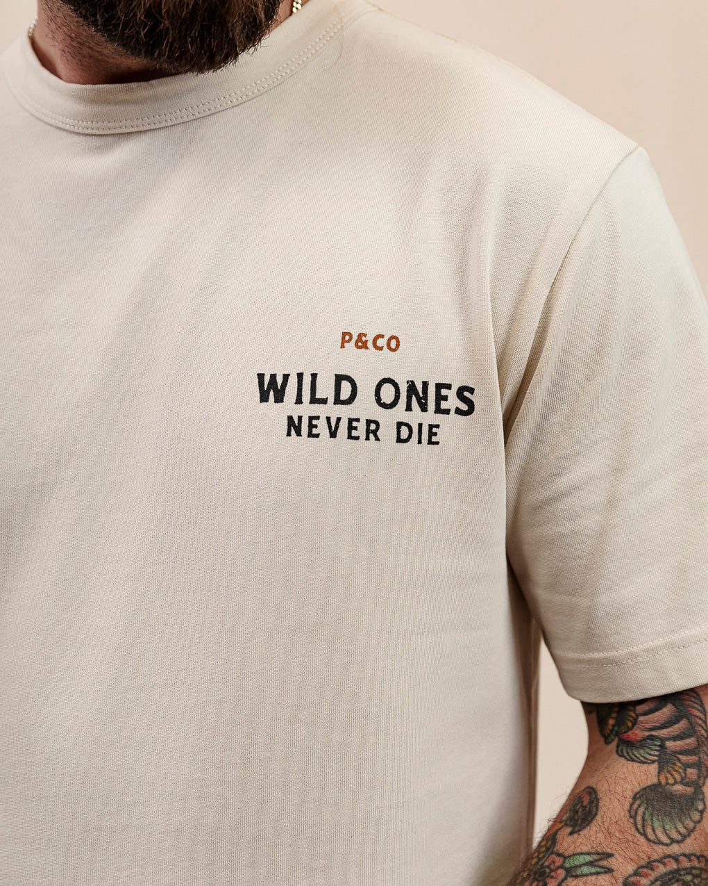 Wild Ones T-Shirt - Bone 4 Wild Ones T-Shirt - Bone
