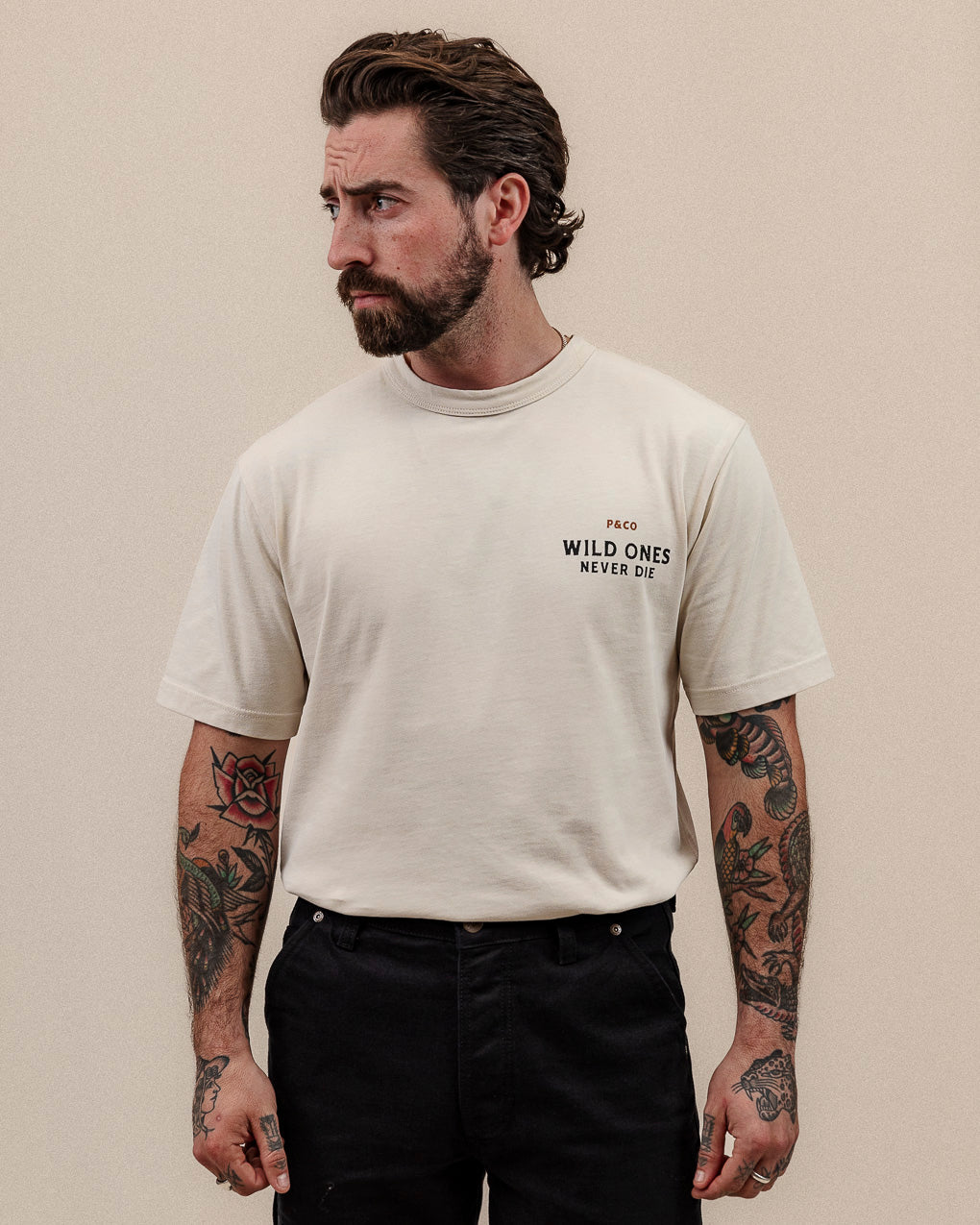 Wild Ones T-Shirt - Bone 7 Wild Ones T-Shirt - Bone