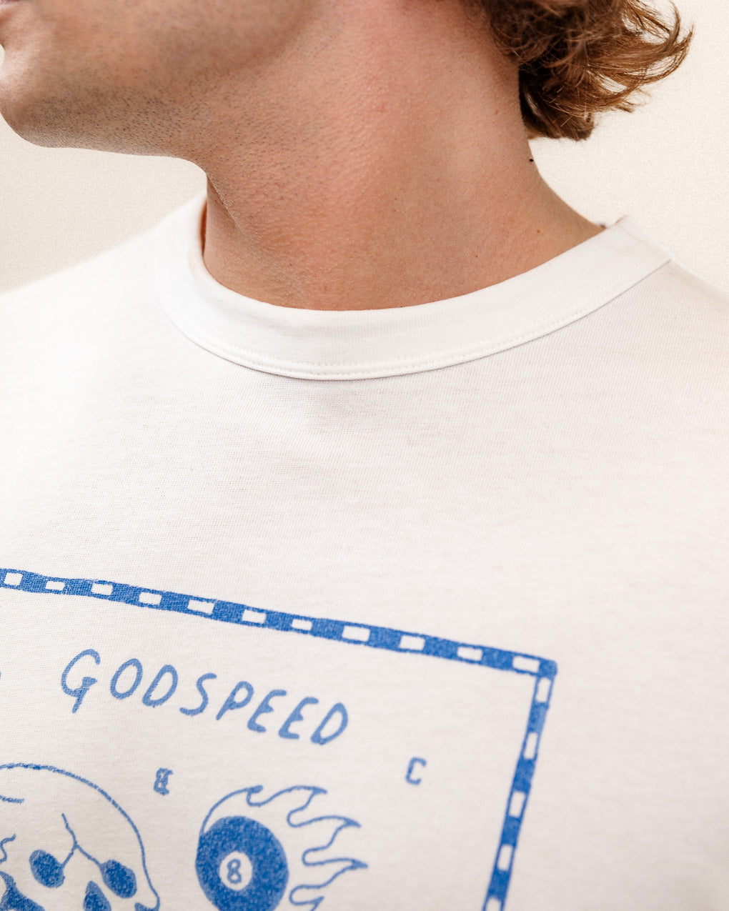 Godspeed Boxy T-Shirt - Off White 5 Godspeed Boxy T-Shirt - Off White