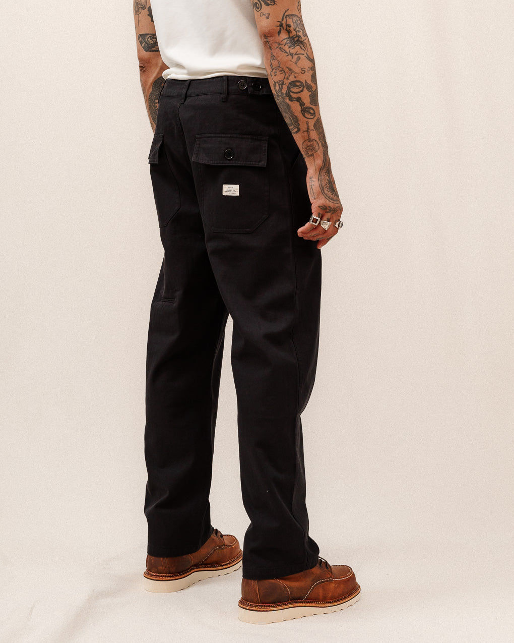 Service Fatigue Pants - Black 7 Service Fatigue Pants - Black