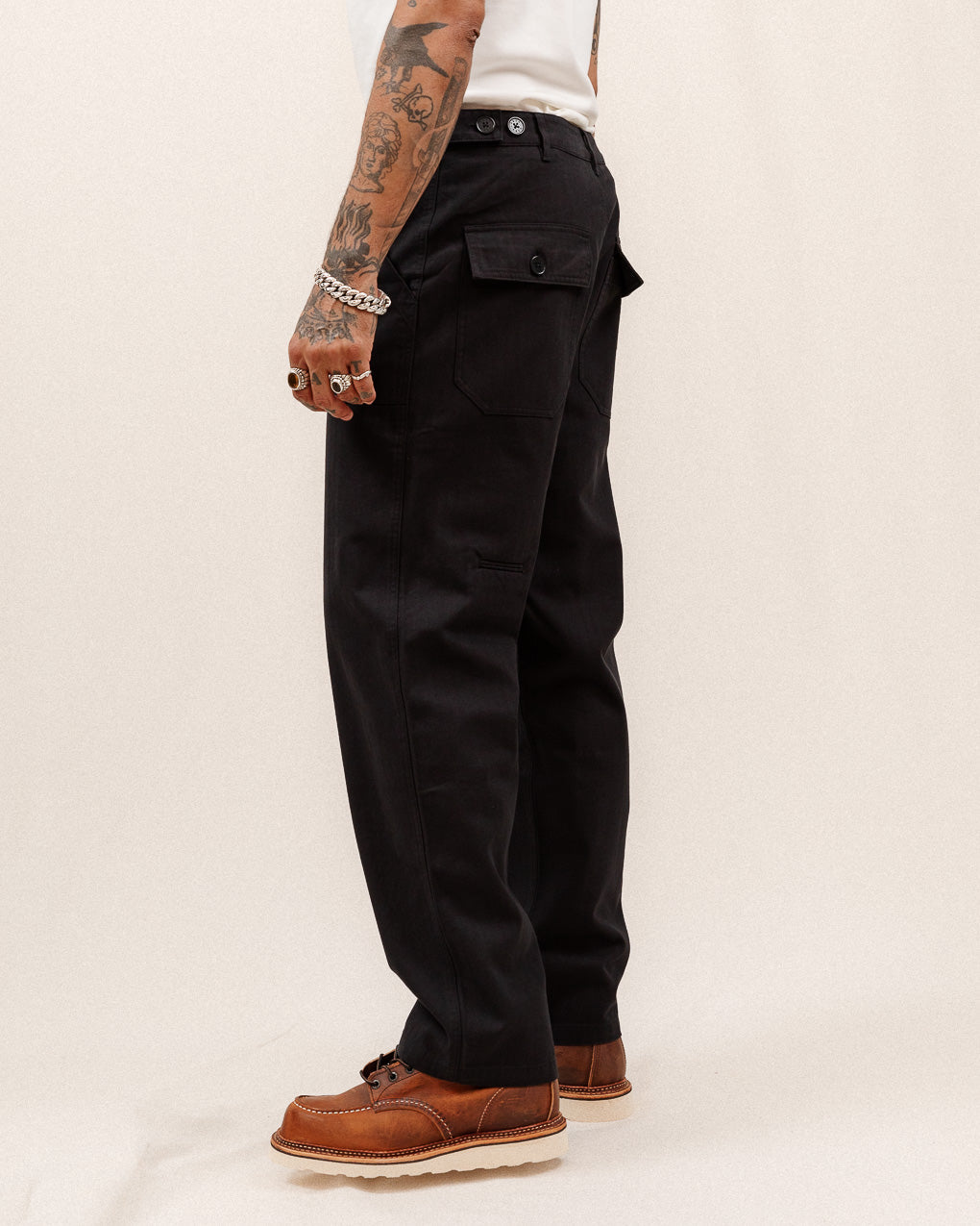Service Fatigue Pants - Black 8 Service Fatigue Pants - Black