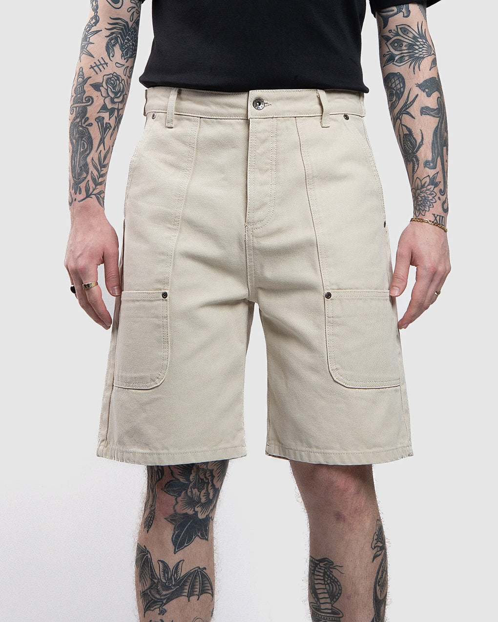 Albion Carpenter Shorts - Bone 3 Albion Carpenter Shorts - Bone