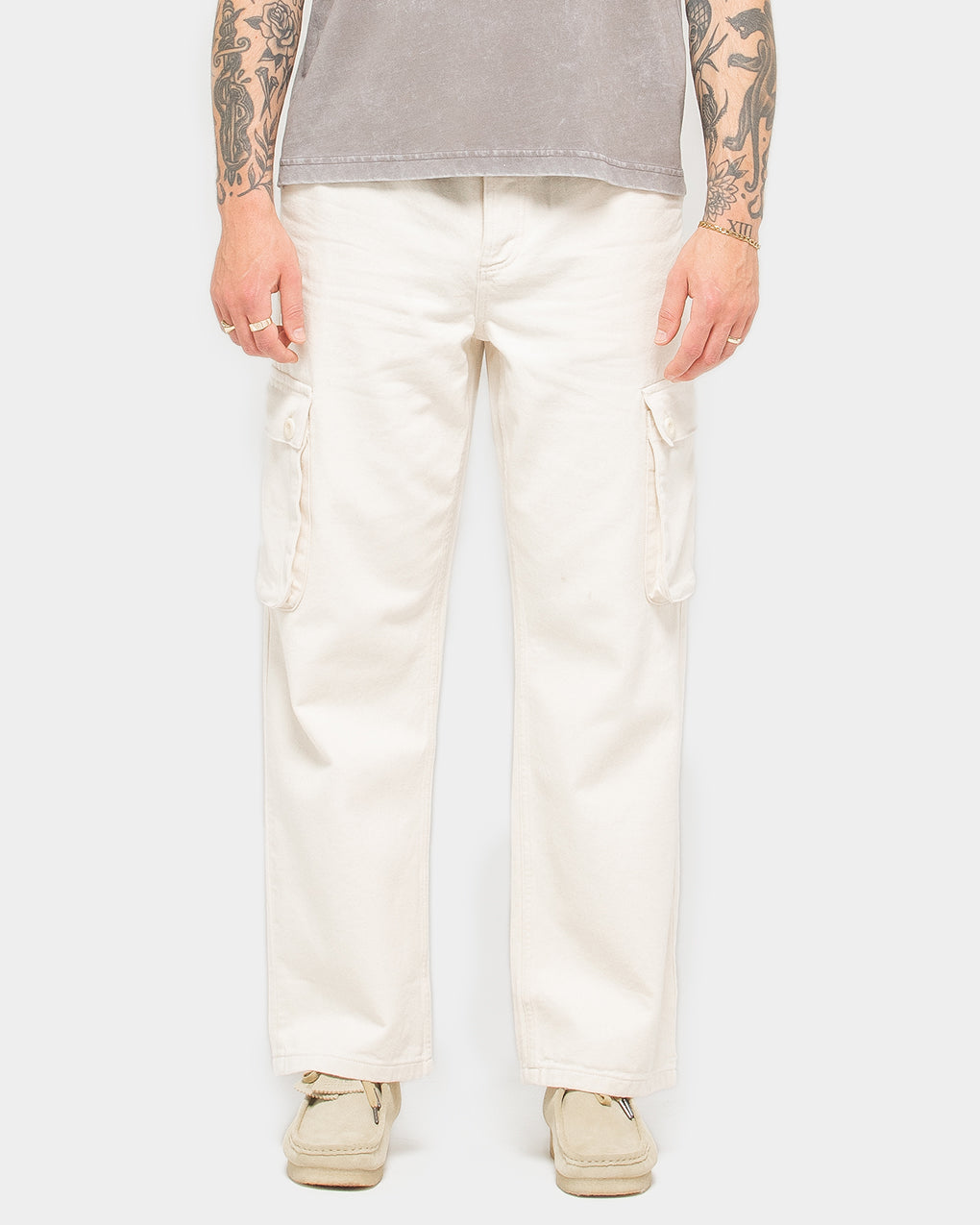 Depot Cargo Pant - Ecru