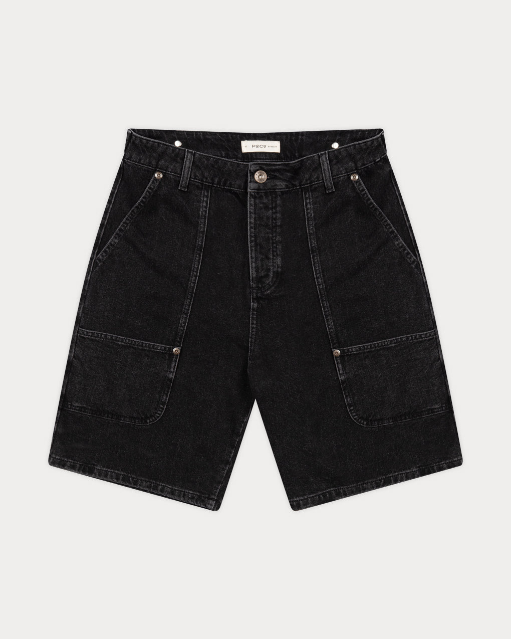 Albion Carpenter Shorts - Washed Black