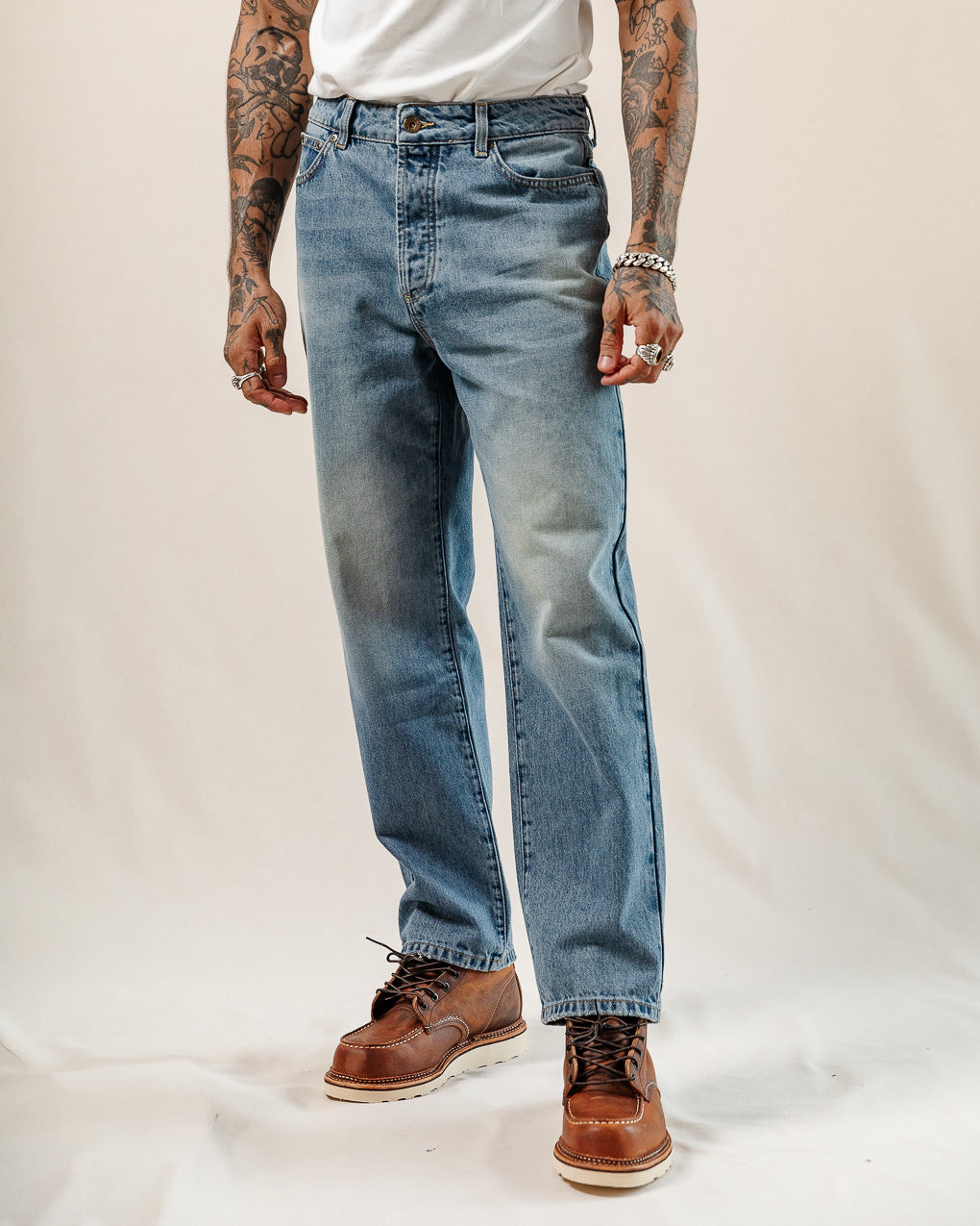Joshua Denim Jeans - Washed Indigo 3 Joshua Denim Jeans - Washed Indigo