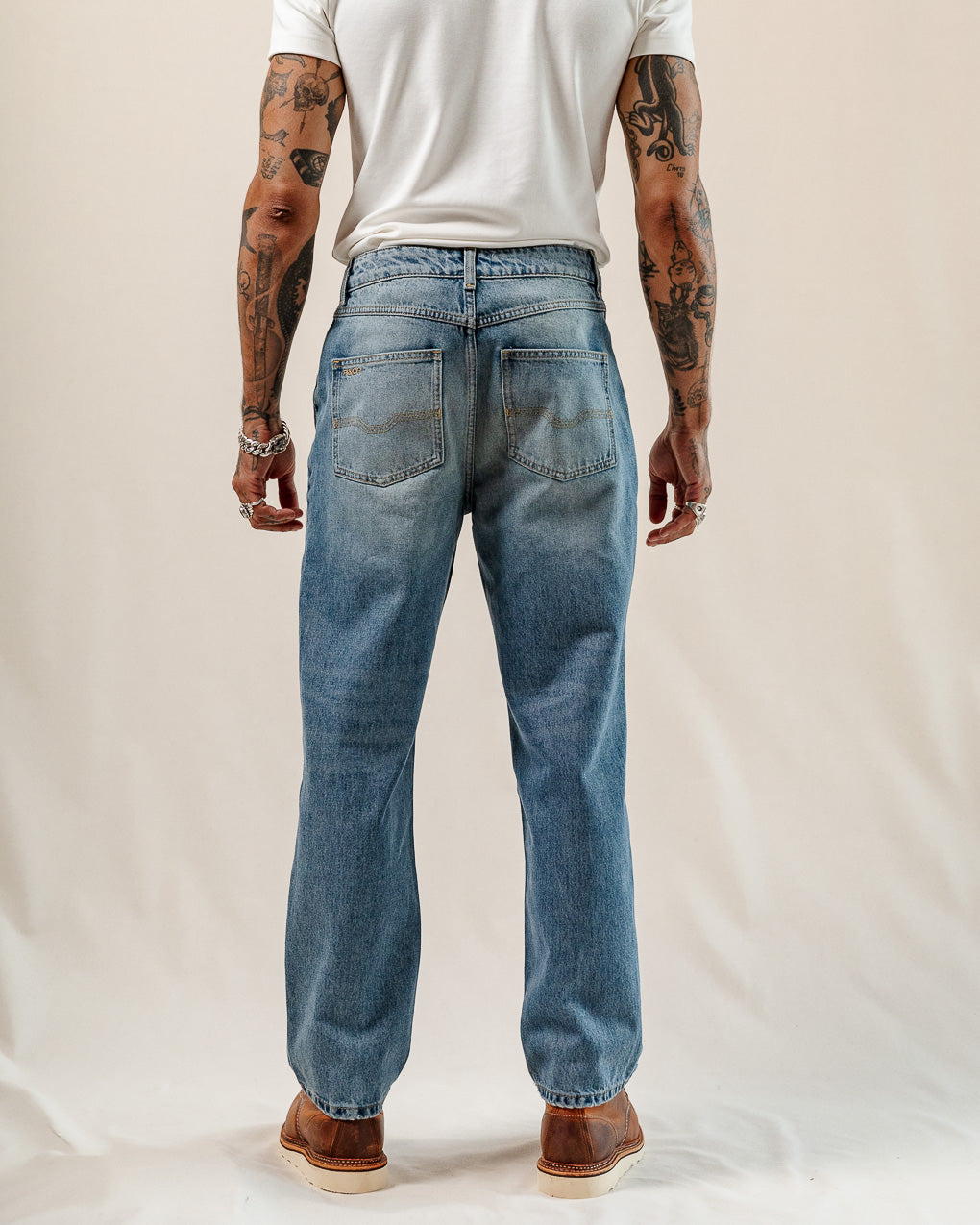 Joshua Denim Jeans - Washed Indigo 7 Joshua Denim Jeans - Washed Indigo