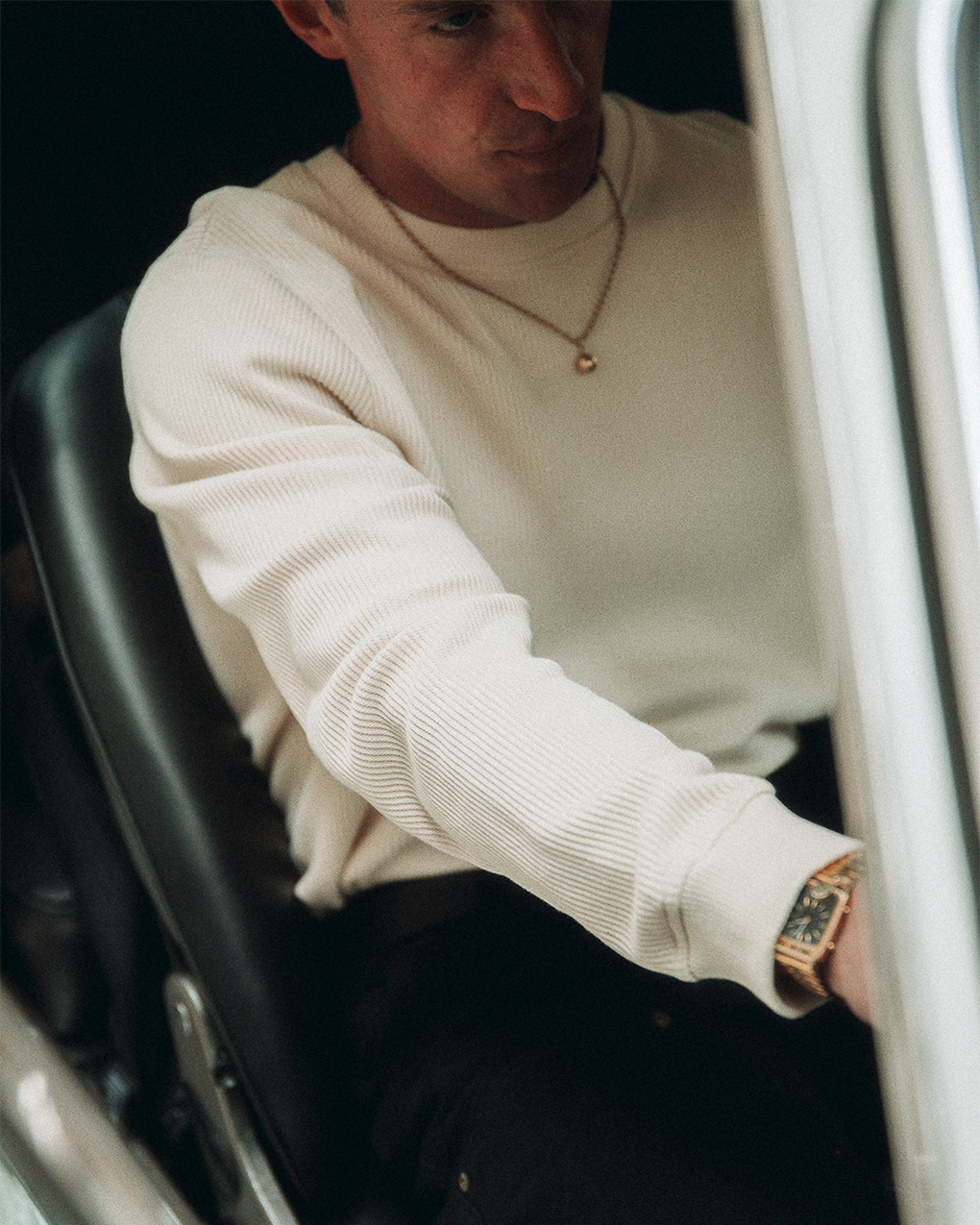 Crafted Ribbed Longsleeve - Ecru 6 Crafted Ribbed Longsleeve - Ecru