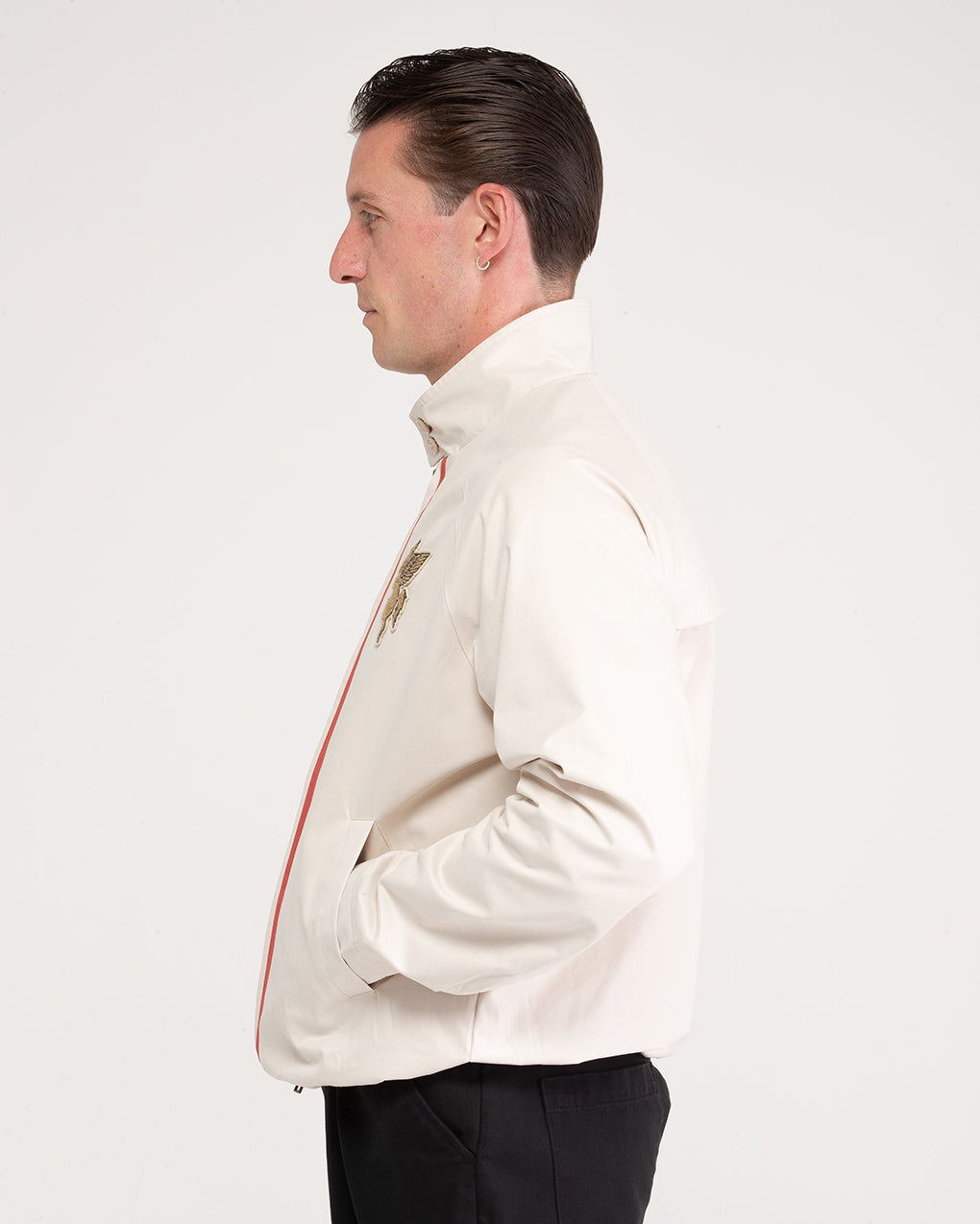 Pegasus Harrington Jacket - Ecru 5 Pegasus Harrington Jacket - Ecru