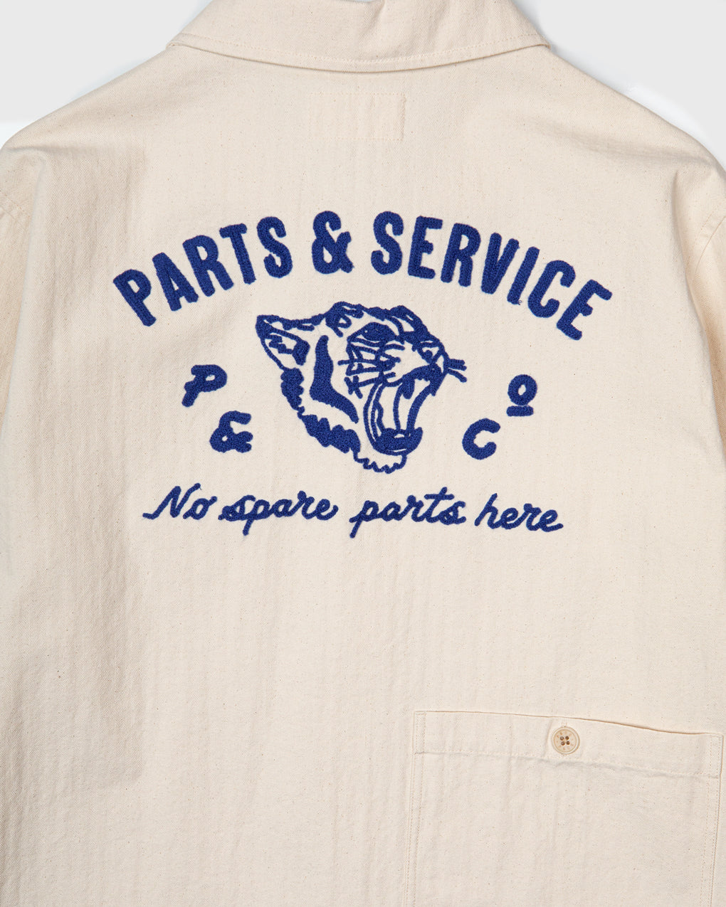 Parts & Service Work Overshirt - Ecru 8 Parts & Service Work Overshirt - Ecru