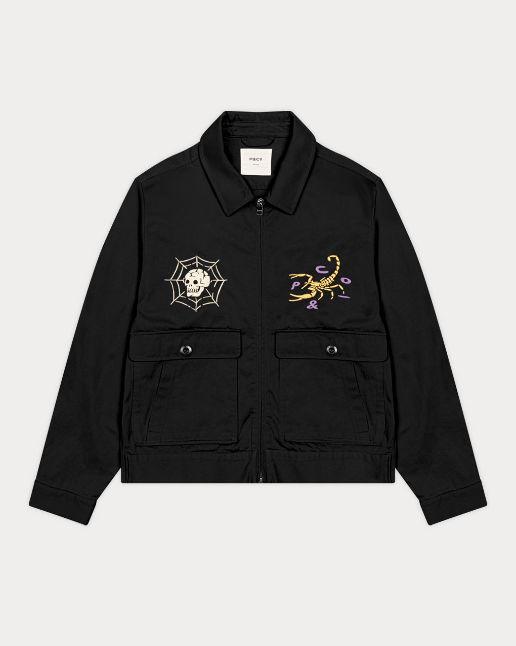 Chaos Road Jacket - Washed Black