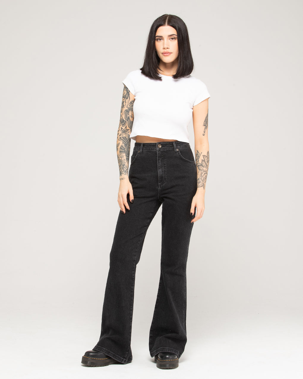 Jett Kickflare Jean - Washed Black 8 Jett Kickflare Jean - Washed Black
