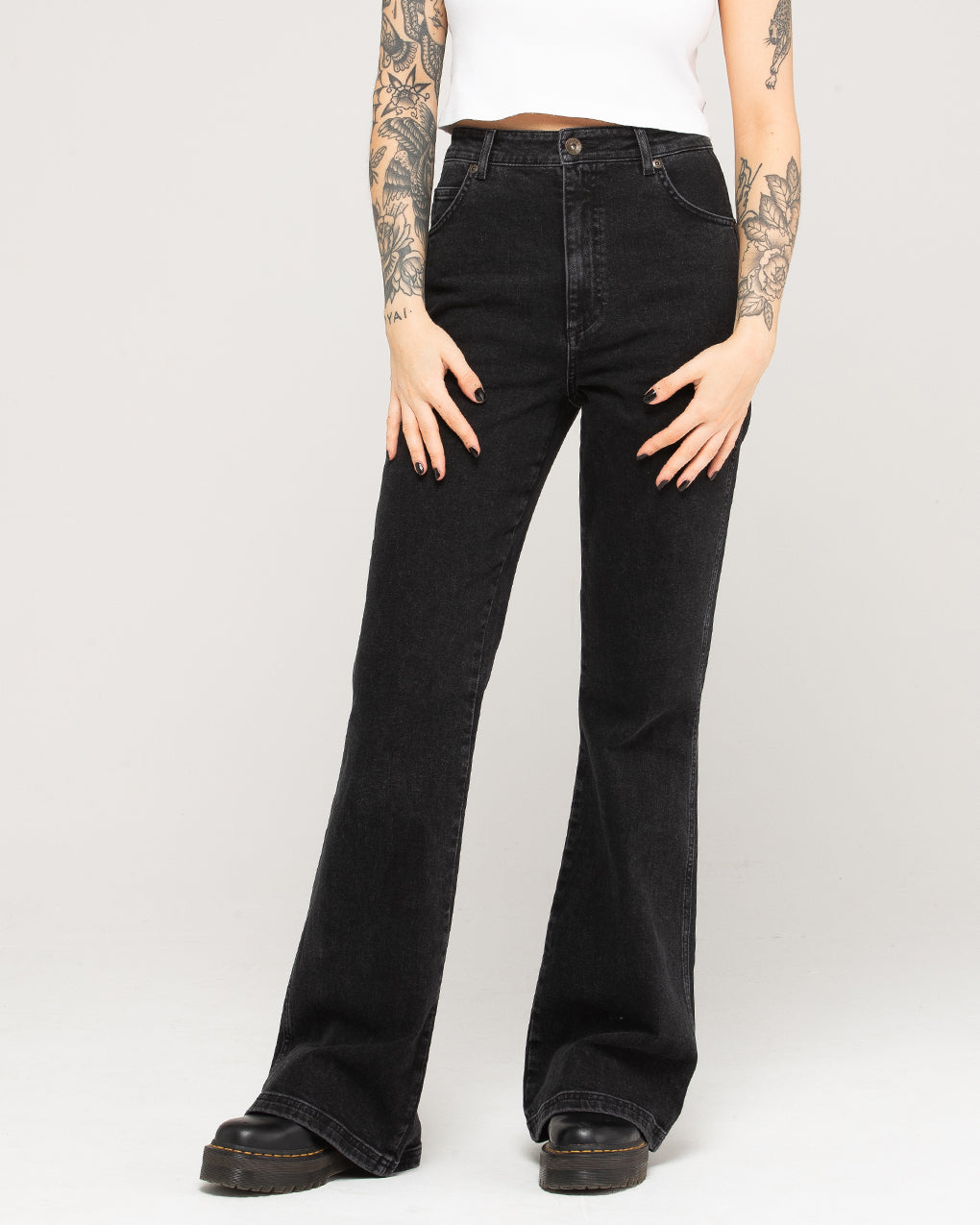 Jett Kickflare Jean - Washed Black 10 Jett Kickflare Jean - Washed Black