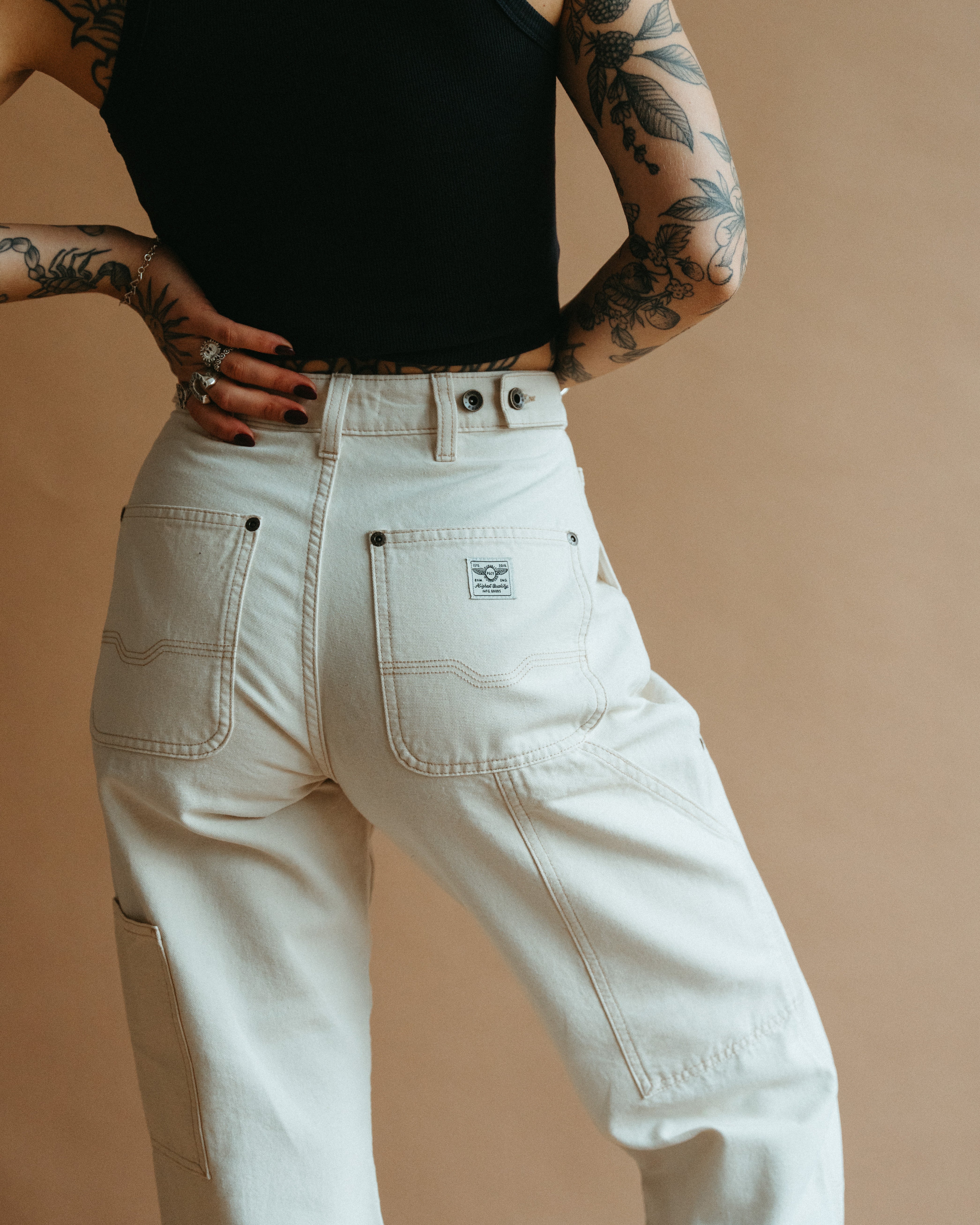 Albion Carpenter Pant - Ecru