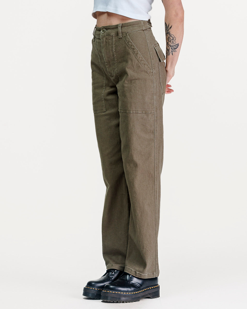 Service Fatigue Pants - Olive 4 Service Fatigue Pants - Olive