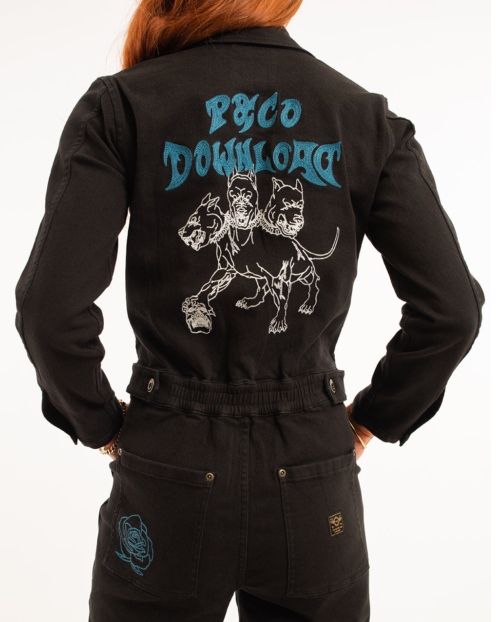 Cerberus Download Boilersuit - Washed Black